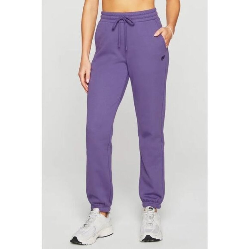 New Fabletics Cozy Fleece Go-To Sweatpant Nightshade Womens size M